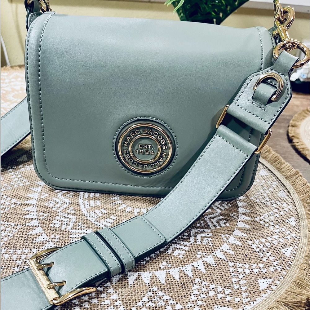 Marc Jacobs Insignia Full Flap Logo Shoulder Bag